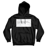 Drake try something new tweet on a black hoodie from Tee Tweets
