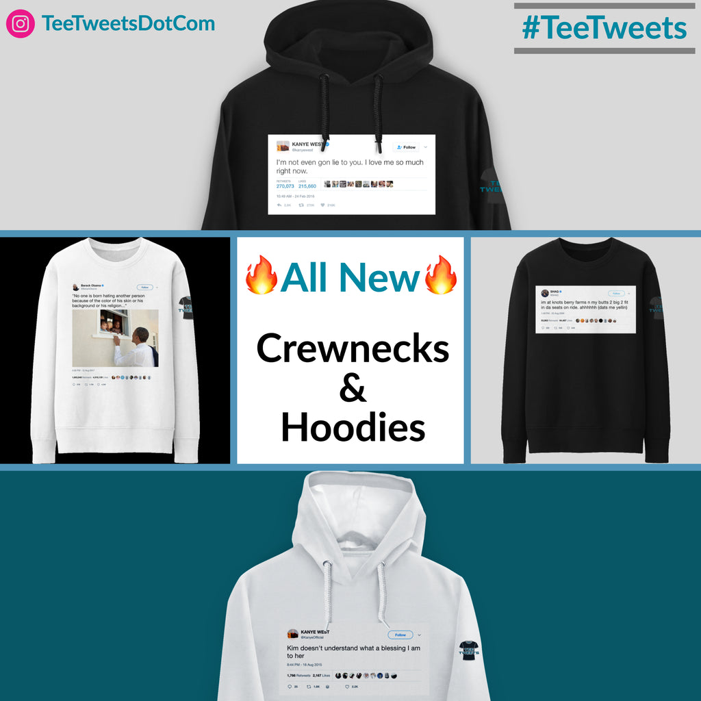 New Product Releases: Hoodies and Crewneck Sweatshirts