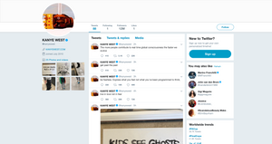 Kanye West Returns to Twitter