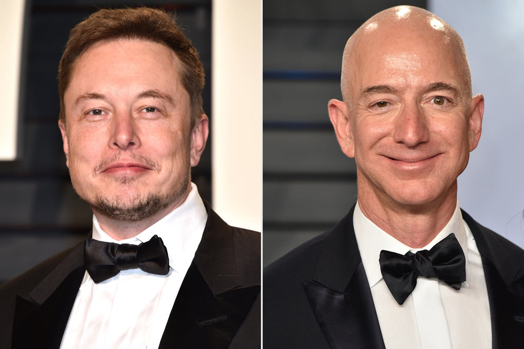 Elon Musk and Jeff Bezos Are at It Again with Their Petty Feud