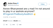 Amber Rose Kanye West you mad tweet from Tee Tweets