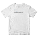 Anna Kendrick Batman and Superman should kiss tweet on a white t-shirt from Tee Tweets