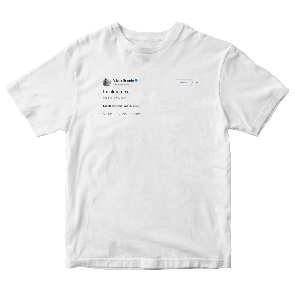 Ariana grande thank hot sale u next crewneck