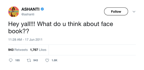 Ashanti hey y'all what do you think of Facebook tweet from Tee Tweets