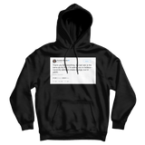 Barack Obama believe in your ability to create change tweet on a black hoodie from Tee Tweets