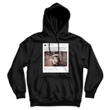 Barack Obama happy birthday Michelle tweet on a black hoodie from Tee Tweets