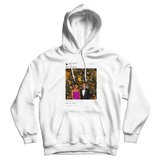 Barack Obama Merry Christmas tweet on a white hoodie from Tee Tweets