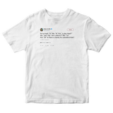 Blake Griffin charity for colorblind kids tweet on a white t-shirt from Tee Tweets