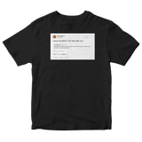 Cardi B Tomi Lahren I will dog walk you tweet on a black t-shirt from Tee Tweets