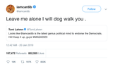 Cardi B Tomi Lahren I will dog walk you tweet from Tee Tweets