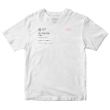 Cher Wu Tang Cher Clan tweet on a white t-shirt from Tee Tweets