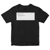 Chrissy Teigen what time is the war july 4th tweet on a black t-shirt from Tee Tweets