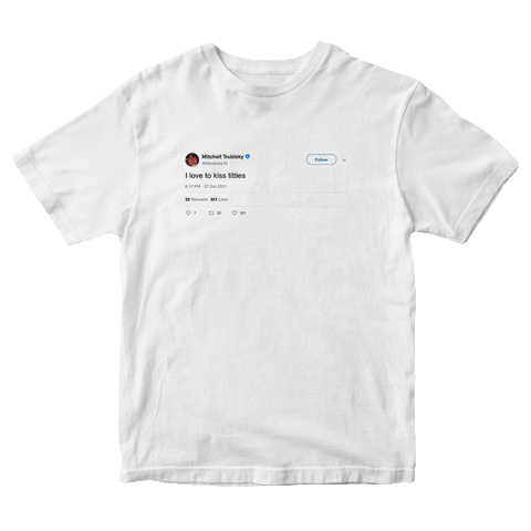 Customize and create your own Twitter tweet top on a white t-shirt from Tee Tweets