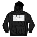 Donald Trump the electoral college is a disaster for a democracy black tweet hoodie