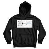 Donald Trump fake lawyers tweet from Stephen Colbert show on a black hoodie