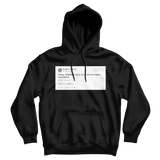 Donald Trump Happy Thanksgiving to haters and losers tweet on a black hoodie from Tee Tweets