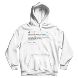 Donald Trump proud to say Merry Christmas again tweet on a white hoodie from Tee Tweets
