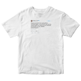 Donald Trump proud to say Merry Christmas again tweet on a white t-shirt from Tee Tweets