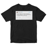 Donald Trump Russian leaders celebrating Obama tweet on a black t-shirt from Tee Tweets