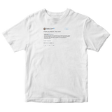 Donald Trump thank you Kanye very cool tweet on a white t-shirt from Tee Tweets