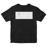 Drake you need me tweet on a black t-shirt from Tee Tweets