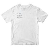 Drake you need me tweet on a white t-shirt from Tee Tweets