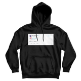 Ellen DeGeneres I love Eminem tweet on a black hoodie from Tee Tweets