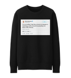 Ellen DeGeneres Thanksgiving parading down Fifth Ave tweet on a black sweatshirt from Tee Tweets