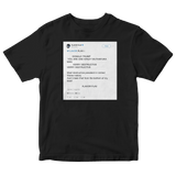 Flavor Flav Donald Trump is crazy tweet on a black t-shirt from Tee Tweets