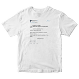 Flavor Flav Donald Trump is crazy tweet on a white t-shirt from Tee Tweets