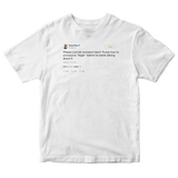 Greg Olear teach Trump how to say Niger tweet on a white t-shirt from Tee Tweets