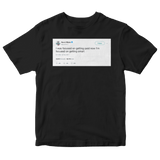 Gucci Mane focused on getting paid and getting smart tweet on a black t-shirt from Tee Tweets