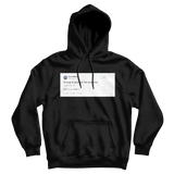 Gucci Mane guwop is good for the economy tweet on a black hoodie from Tee Tweets