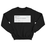 Gucci Mane I am amazing, I am a masterpiece tweet on a black crewneck sweater from Tee Tweets