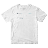 Gucci Mane I am amazing, I am a masterpiece tweet on a white t-shirt from Tee Tweets