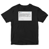 Ice T almost shot Amazon delivery person tweet on a black t-shirt from Tee Tweets