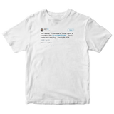 Ice T blocking the trolls on Twitter tweet on a white t-shirt from Tee Tweets