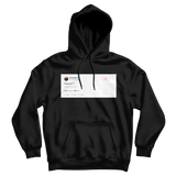 JR Smith Cavs in 7 deleted tweet on a black hoodie from Tee Tweets
