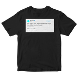 Jay Z Mac Miller is nice tweet on a black t-shirt from Tee Tweets
