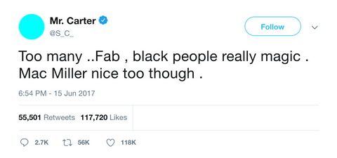 Jay Z Mac Miller is nice tweet from Tee Tweets