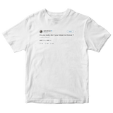 Jaylen Brown do you really die if ideas live forever tweet on a white s-hirt from Tee Tweets