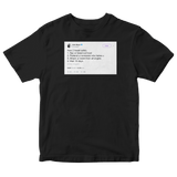 John Mayer how to tweet safely on a black t-shirt from Tee Tweets