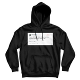 Jose Canseco global warming could have saved Titanic tweet on a black hoodie from Tee Tweets