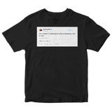 Kanye West Kim doesn't understand what a blessing I am to her tweet on black t-shirt from Tee Tweets