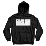 Kanye West sometimes get emotional over fonts tweet on a black hoodie from Tee Tweets