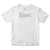 Kanye West enjoy your own imagination tweet on a white t-shirt from Tee Tweets