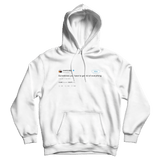 Kanye West sometimes you have to get rid of everything tweet on a white hoodie from Tee Tweets