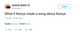 What if Kanye wrote a song about Kanye tweet from Tee Tweets