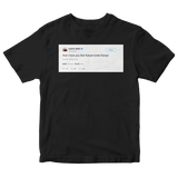 Kanye West I love you like Kanye loves Kanye tweet on a black t-shirt from Tee Tweets