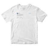 Kanye West naps are awesome tweet on a white t-shirt from Tee Tweets